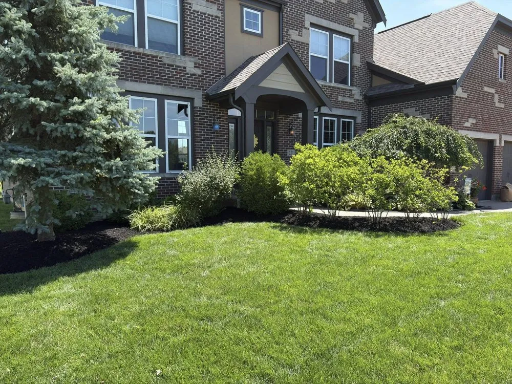 Custom residential landscaping for residential properties in Powell, OH by Ehmer Lawn & Landscape