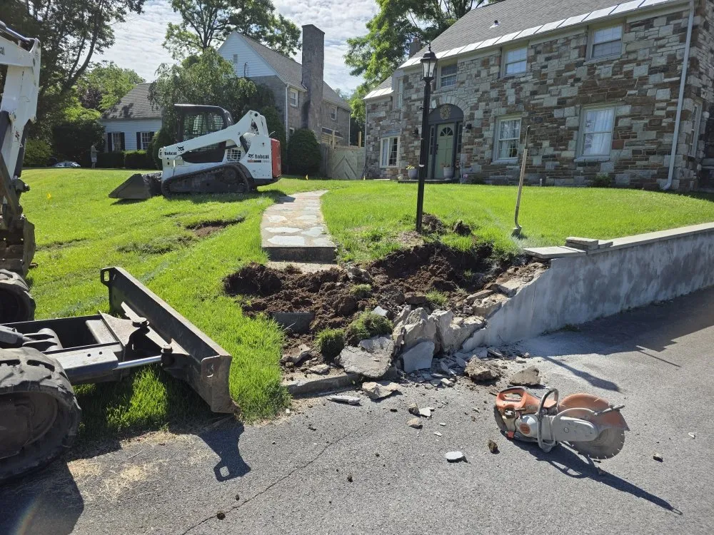 Professional landscape installation for residential properties in Utica, NY by E&I Landscaping and Excavation