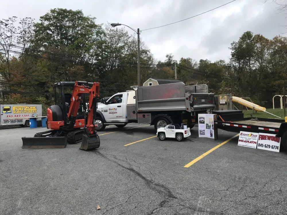 Custom landscape installation in New Fairfield, CT - Eight 4 Five Services