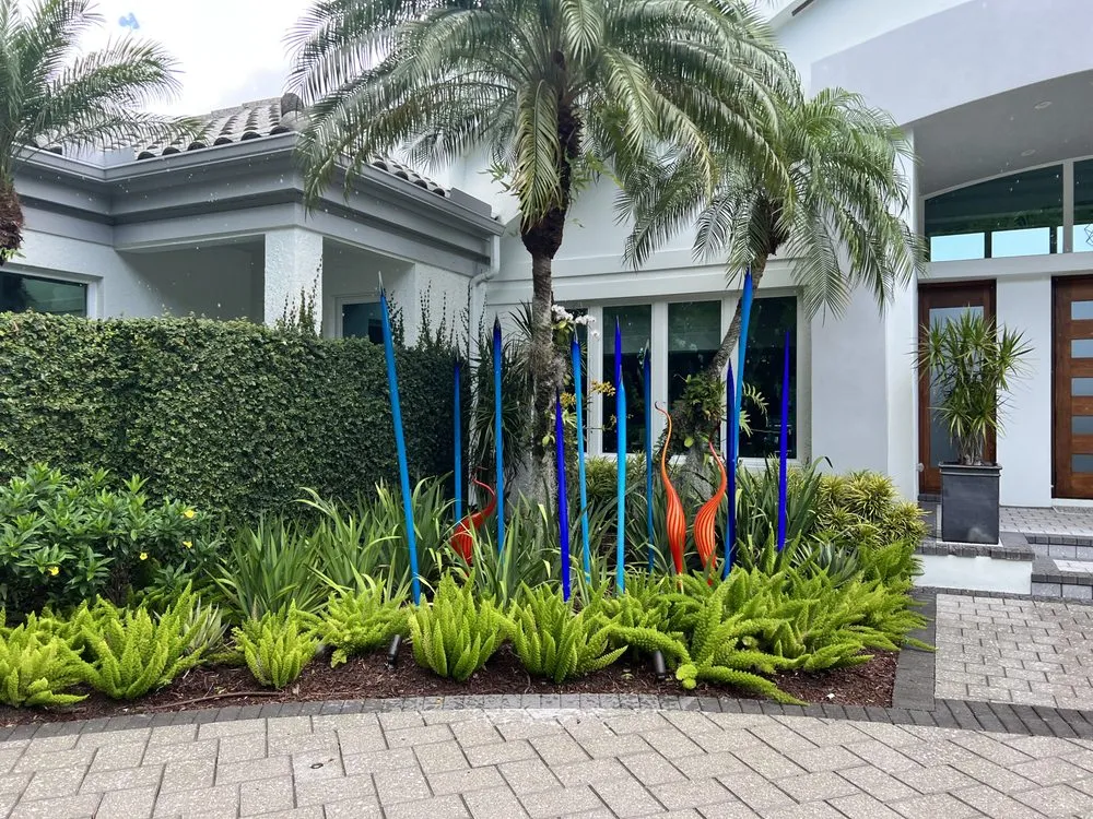 Professional yard cleanup service for beautiful yards in Palm city, FL by Eileen G Designs
