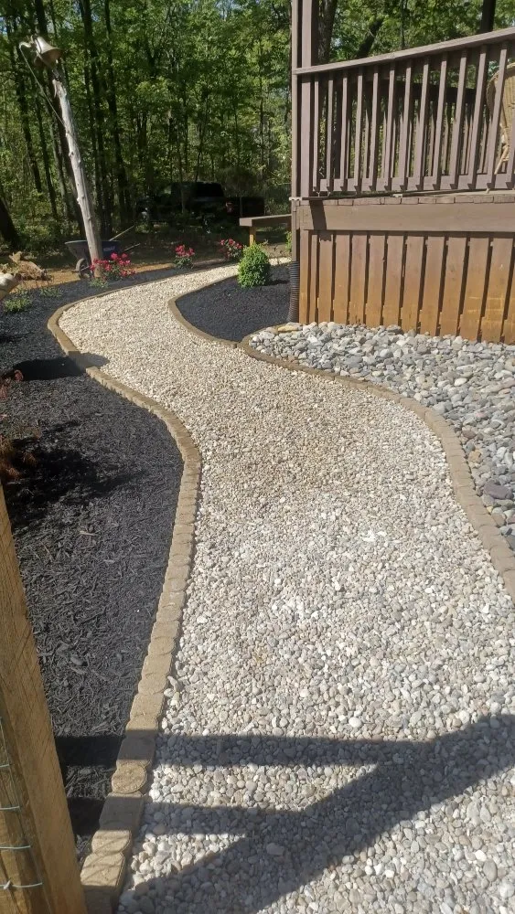 Local landscape installation in Bunker Hill, WV by Ej Blandon Landscaping