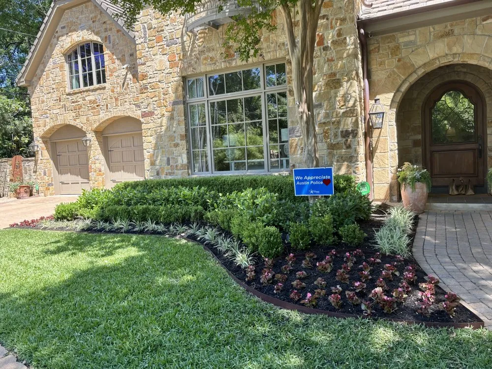 Local landscape installation for residential properties in Austin, TX by EJ Landscaping & Irrigation