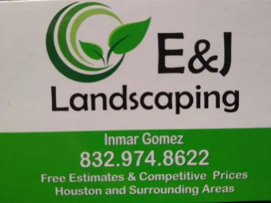 E&J Landscaping Logo