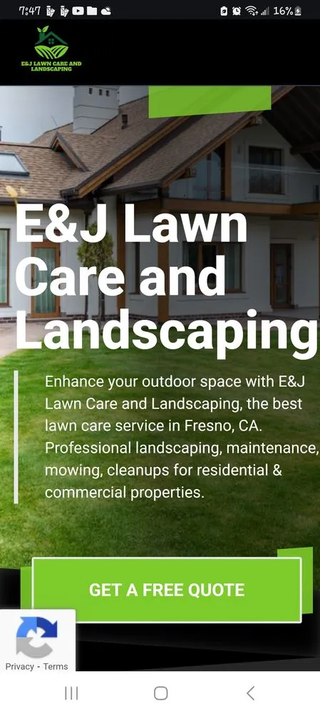 Custom lawn care service experts serving Fresno, CA - E&J Lawn Care