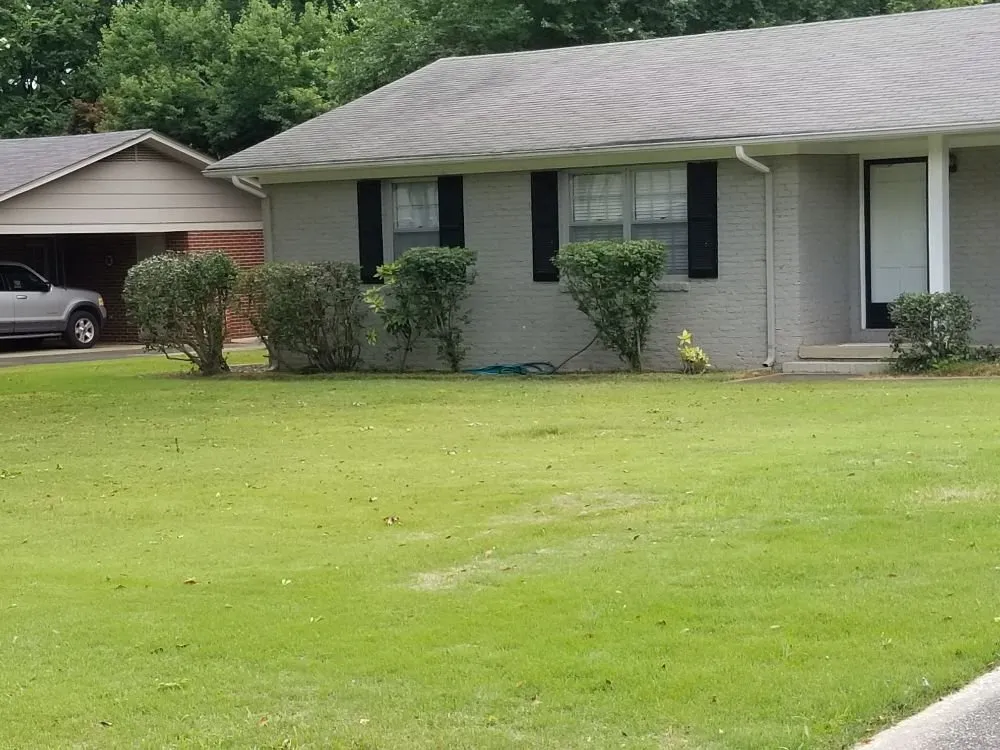 Custom landscape installation in Danville, AL by E&J Tree Care and Lawn Services