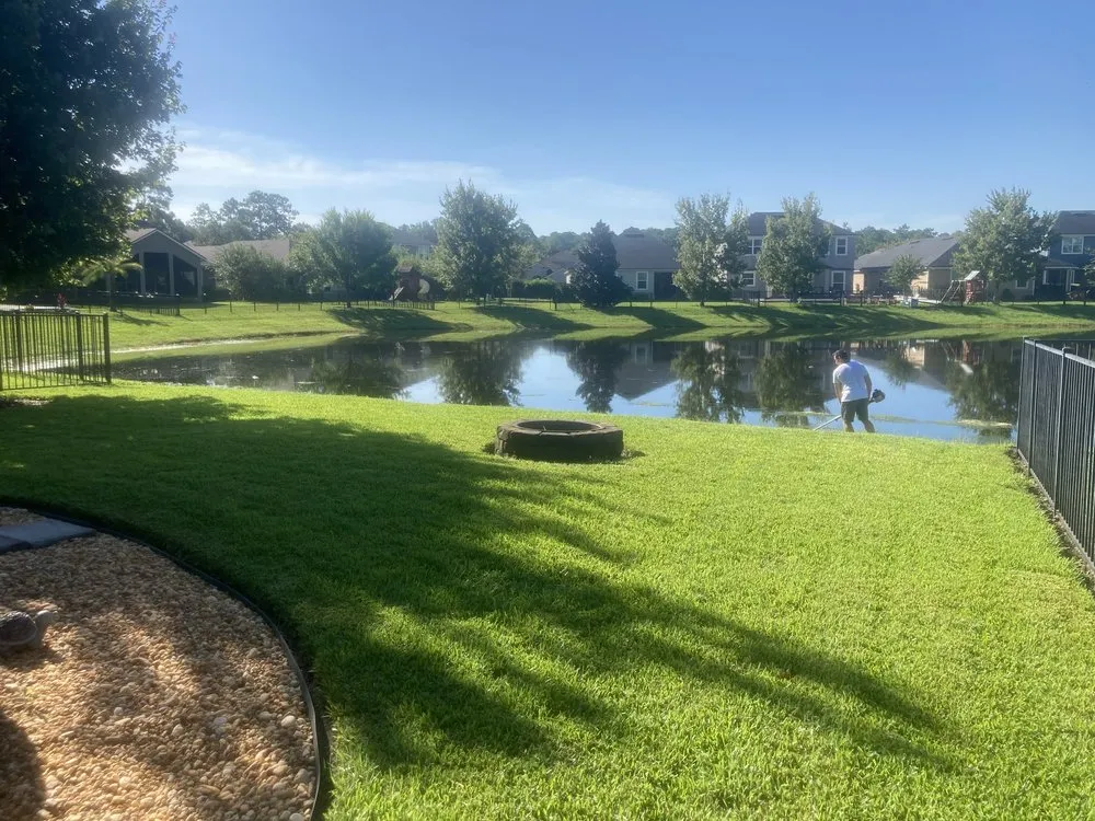 Professional landscape installation in Ponte Vedra Beach, FL by EJW Lawn Care
