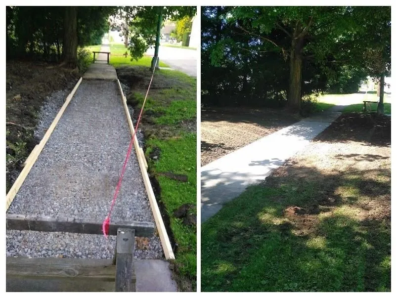 Custom yard cleanup service in New Springfield, OH by E&L Contracting