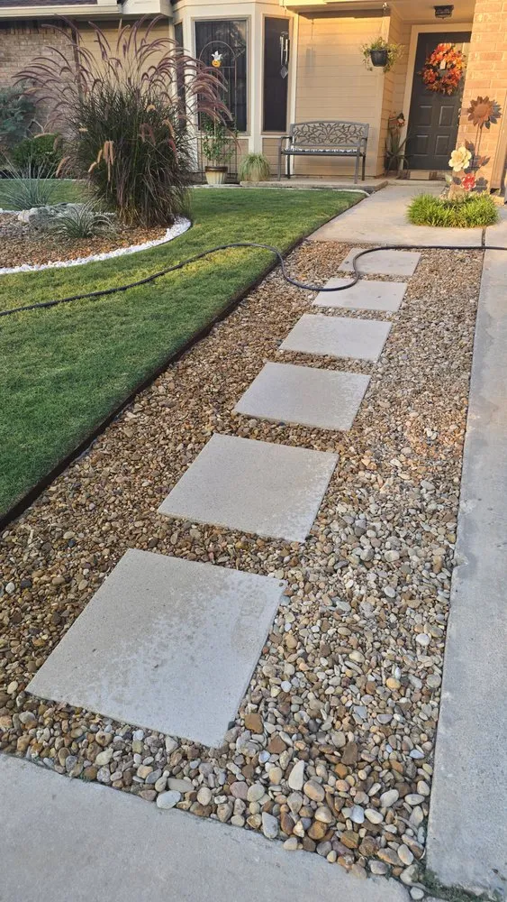 Affordable landscape design in San Antonio, TX by El Di Junk Removal