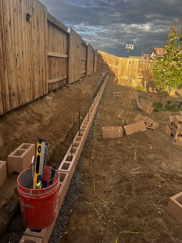 Custom landscape installation with custom design in Victorville, CA by El Jardinero Landscape