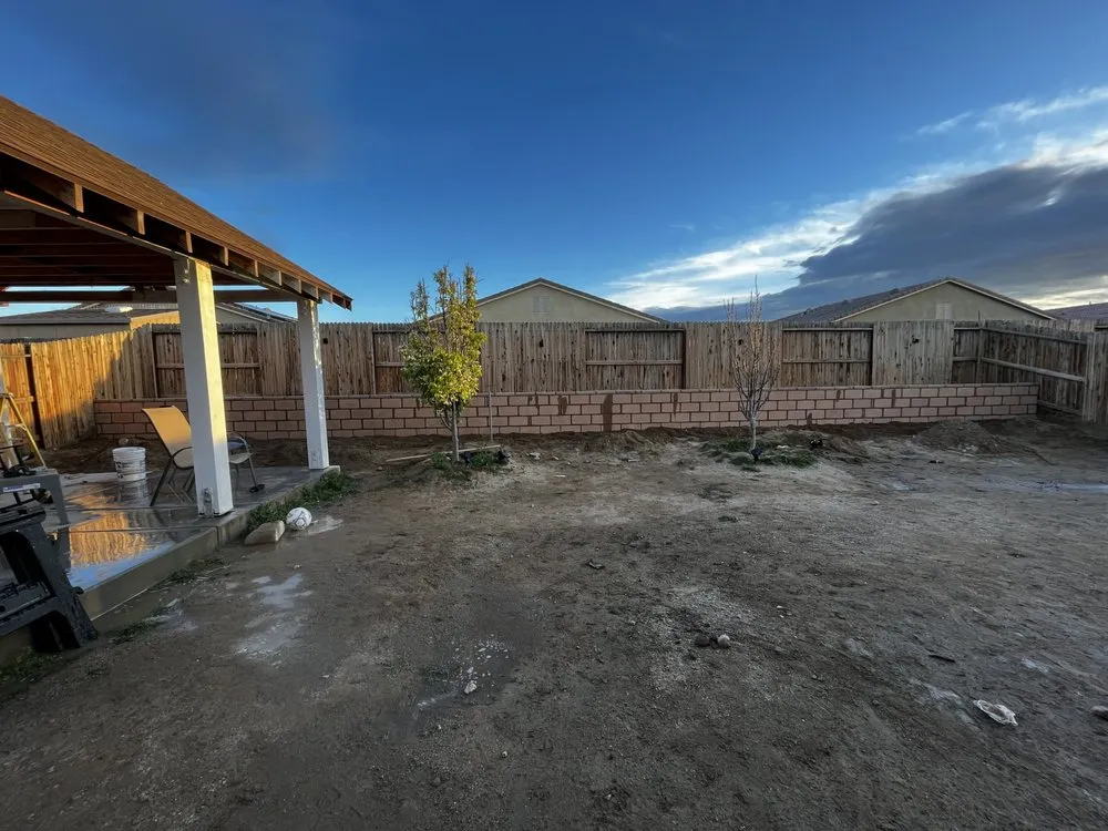 Custom landscape installation in Victorville, CA - El Jardinero Landscape