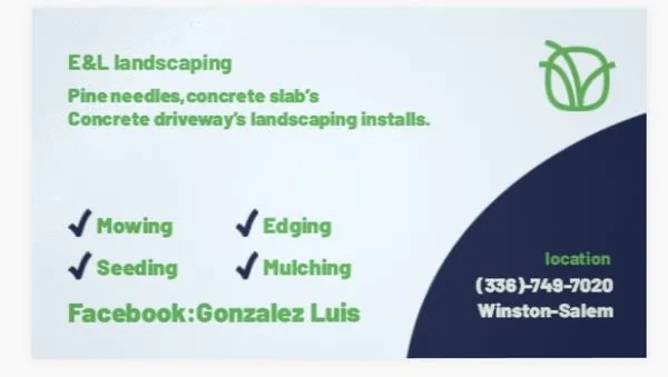 E&L Landsacaping Logo