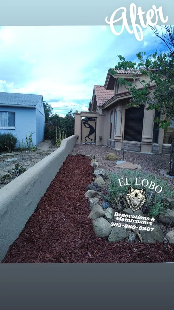 Expert landscaping services in Farmington, NM by El Lobo Renovation and Maintenance