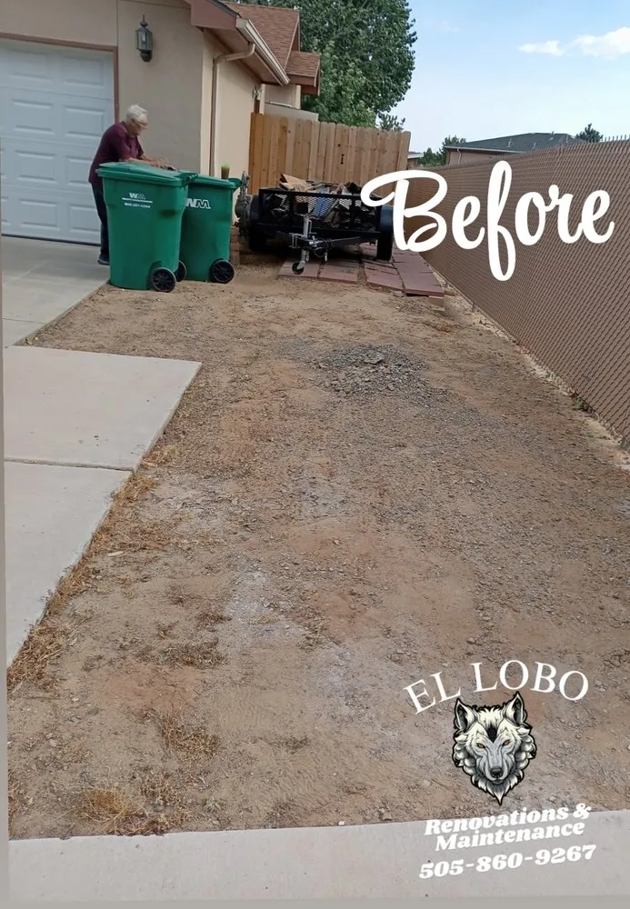 Custom landscape design in Farmington, NM by El Lobo Renovation and Maintenance