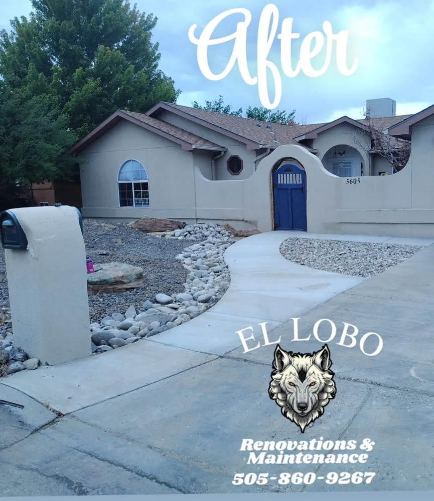Expert yard cleanup service with custom design in Farmington, NM by El Lobo Renovation and Maintenance