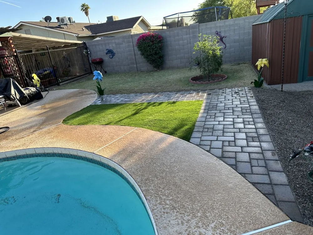 Local outdoor landscaping in Peoria, AZ by El Mana Landscaping