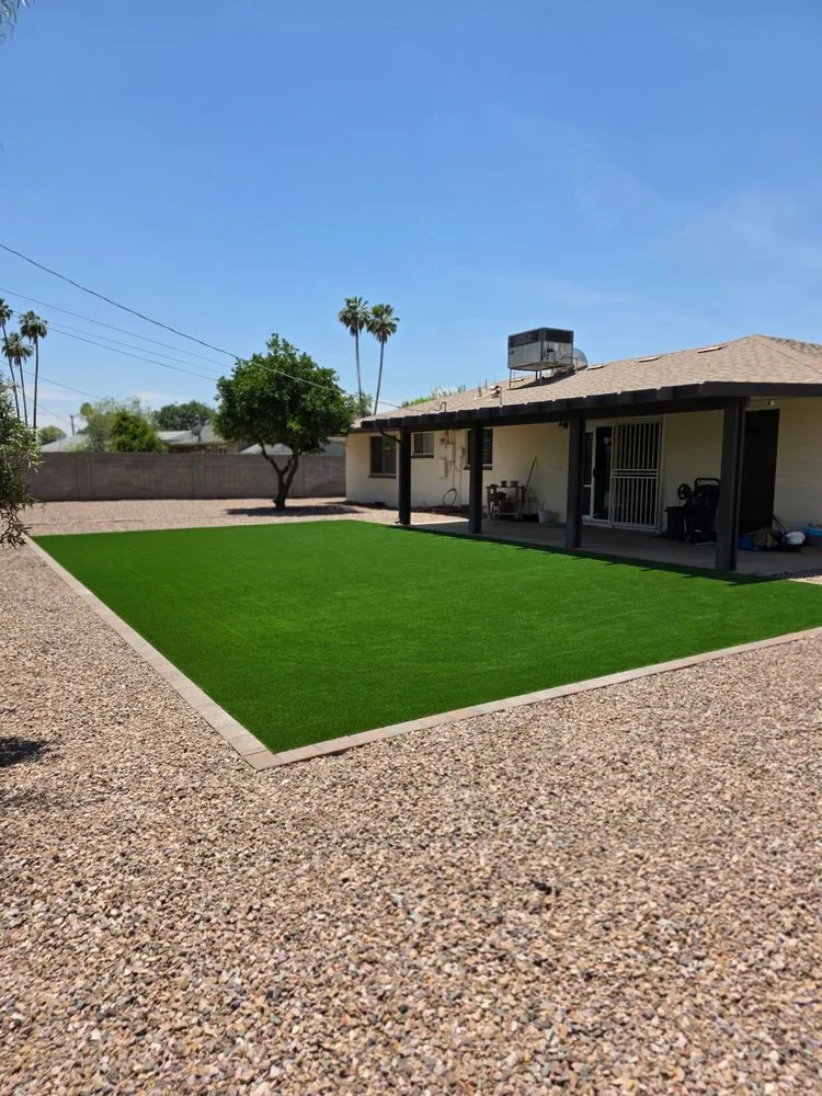 Expert lawn mowing service for outdoor upgrades across Peoria, AZ - El Mana Landscaping