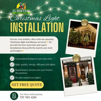 El Quetzal Lawn & Landscaping Logo