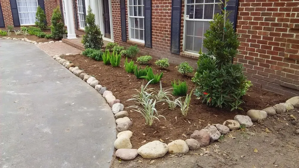 Custom landscape design in Houston, TX - Eland Property Services
