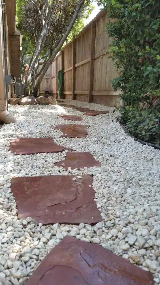 Affordable garden landscaping in Houston, TX by Eland Property Services