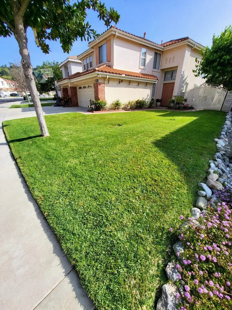 Local landscaping services with custom design in Corona, CA by Electric Cuts Lawn Service