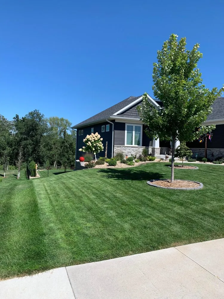 Affordable lawn mowing service in Iowa City, IA by Electric Lawn