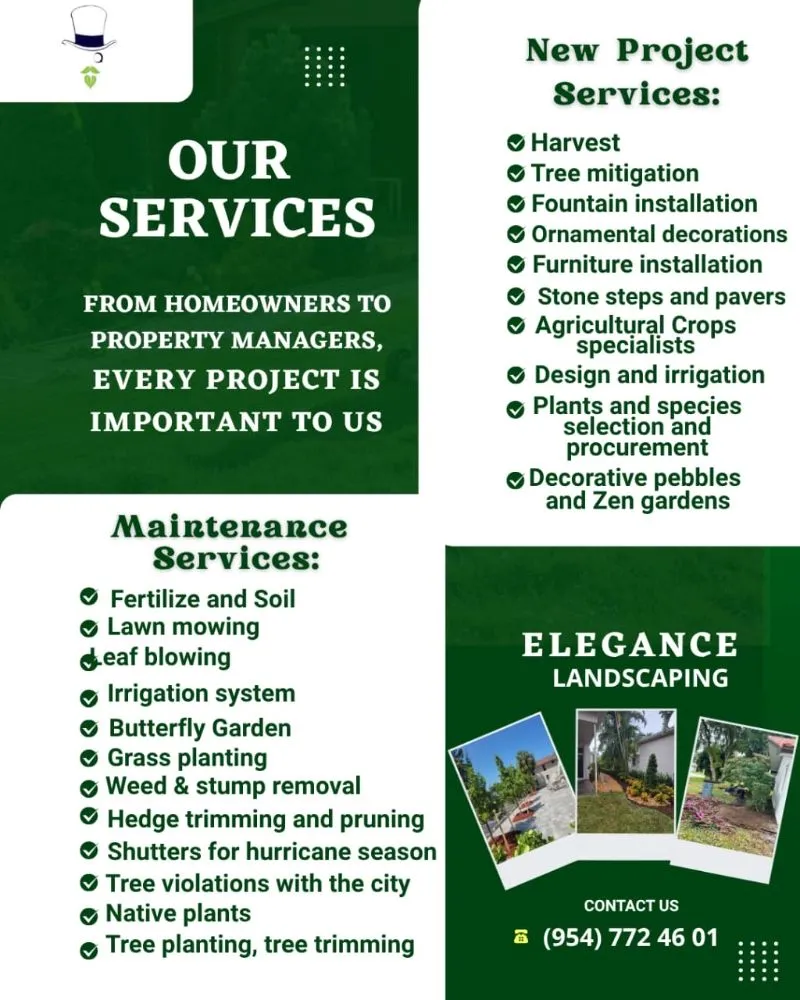 Top-rated residential landscaping experts serving Southwest Ranches, FL - Elegance Landscaping