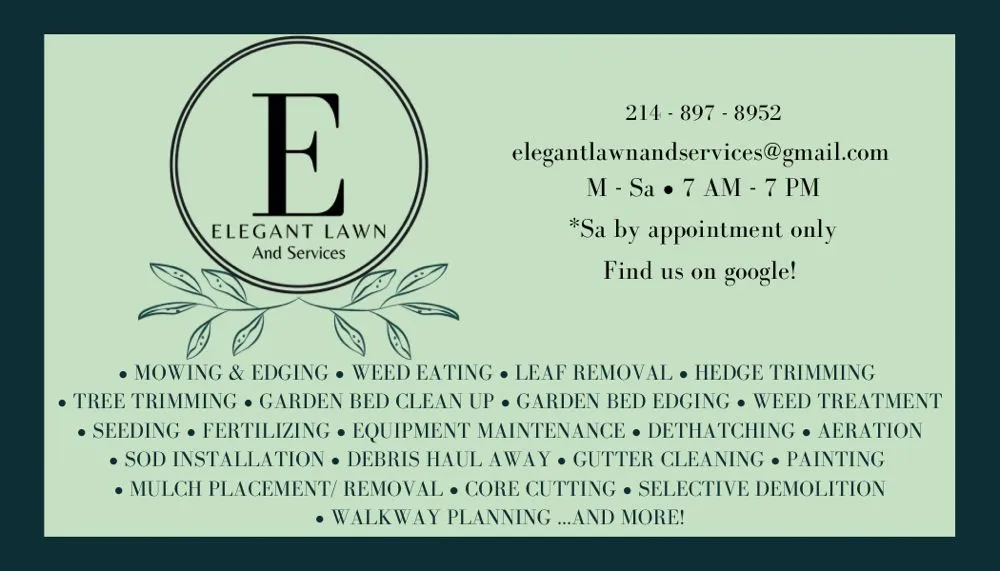 Trusted lawn mowing service in Corinth, TX - Elegant Lawn and Services
