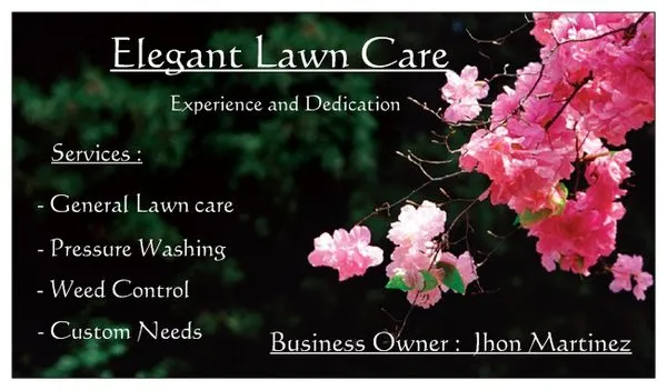 Elegant Lawn Care Logo