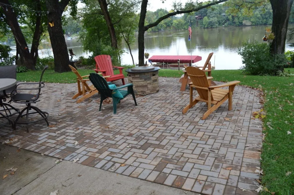 Professional garden landscaping in Nowthen, MN by Element Landscaping