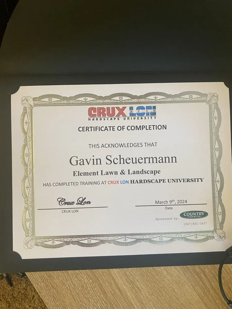 Professional yard cleanup service for year-round maintenance in Jefferson, IA by Element Lawn & Landscape