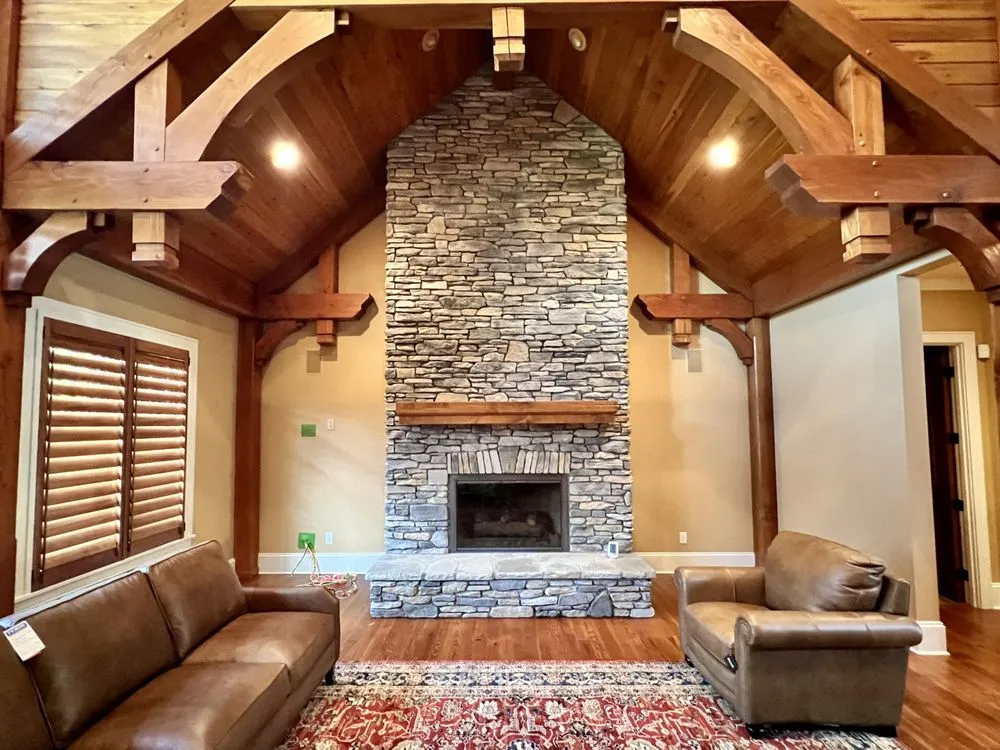 Local garden landscaping in Creston, NC - Elemental Construction