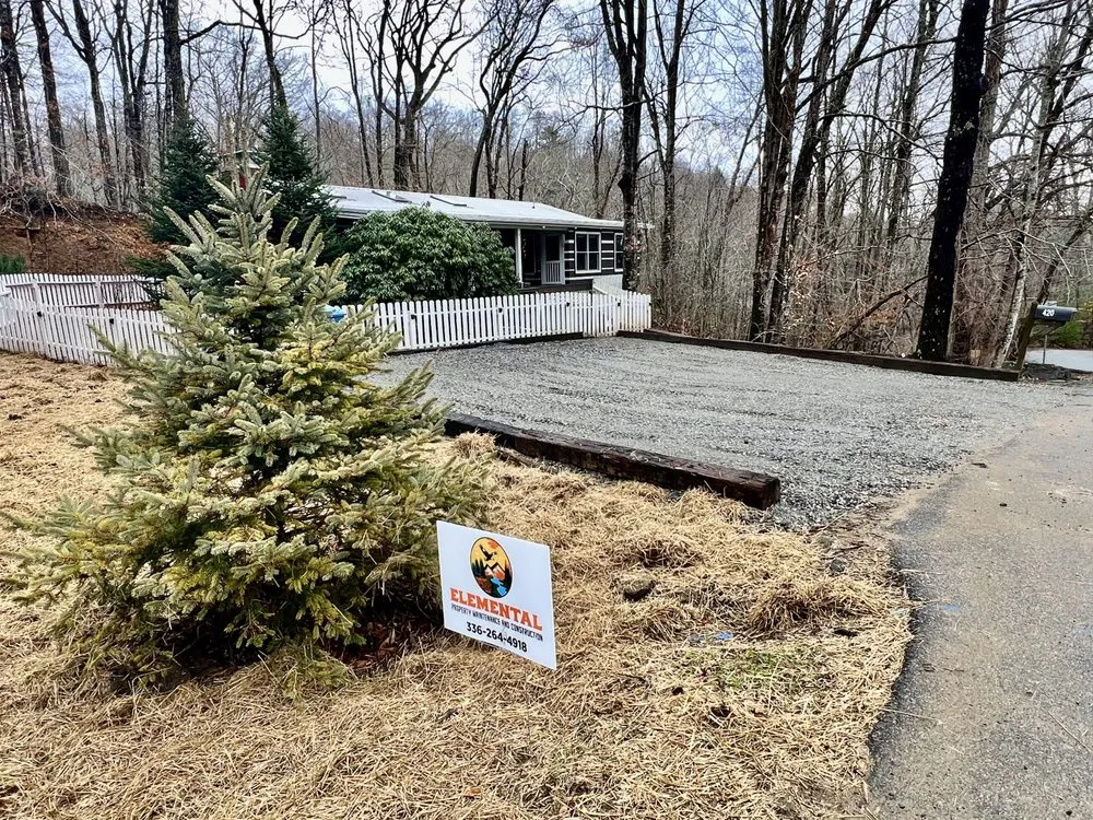 Professional lawn mowing service for year-round maintenance across Creston, NC - Elemental Construction