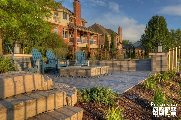 Trusted landscape design for residential properties in New Lenox, IL by Elemental Landscapes