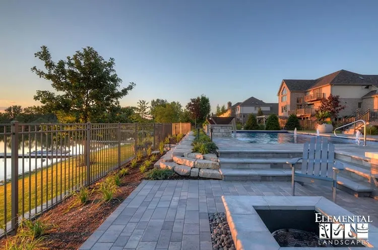 Trusted landscape installation for residential properties in New Lenox, IL by Elemental Landscapes