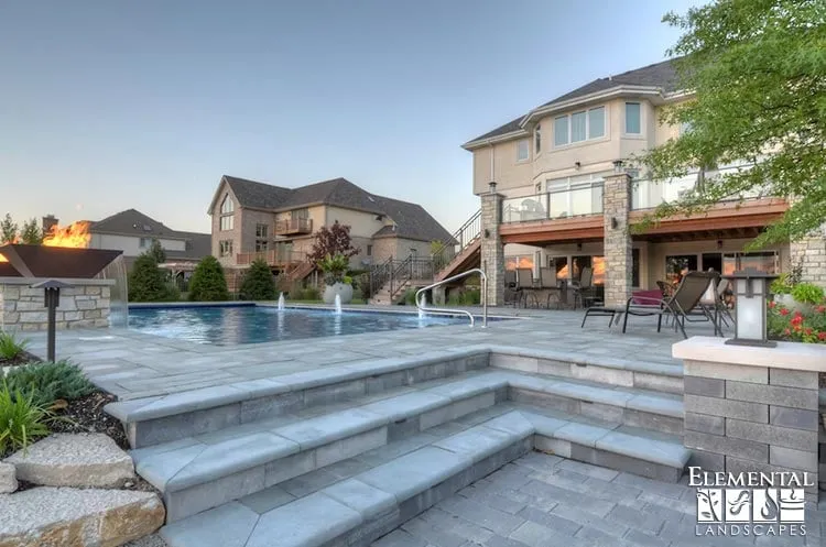 Expert landscaping services for year-round maintenance in New Lenox, IL by Elemental Landscapes