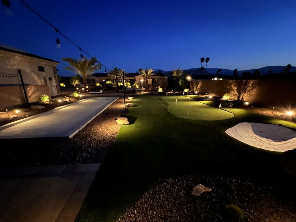 Custom lawn mowing service for beautiful yards across Palm Desert, CA - Elements Landscape
