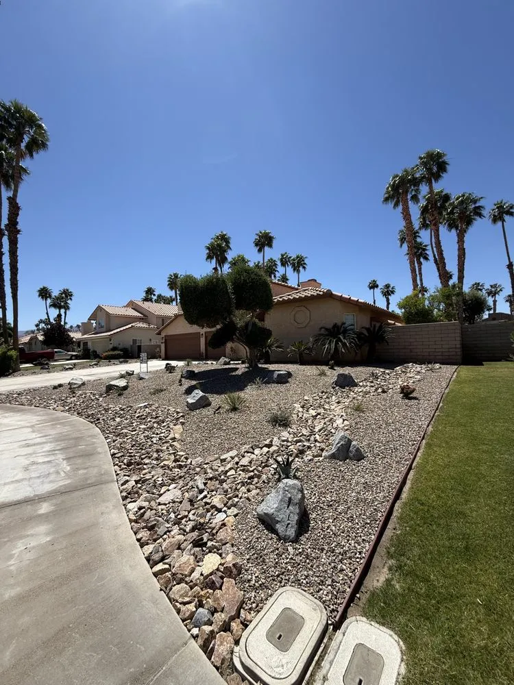 Affordable lawn care service in Palm Desert, CA by Elements Landscape