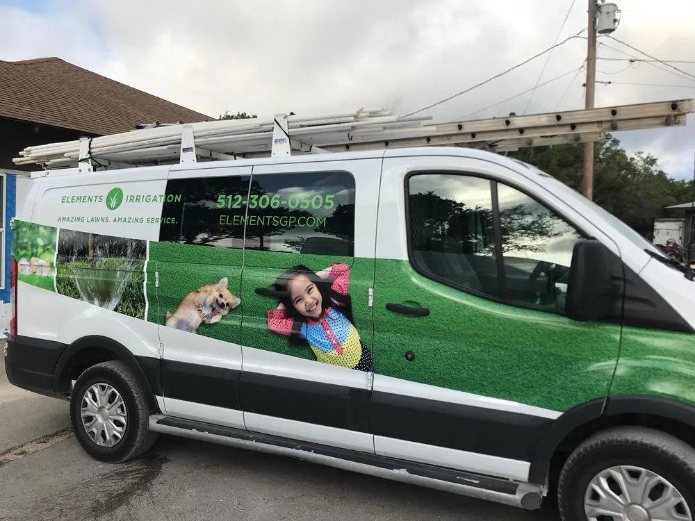 Custom landscape installation in Austin, TX by Elements Lawn & Landscape