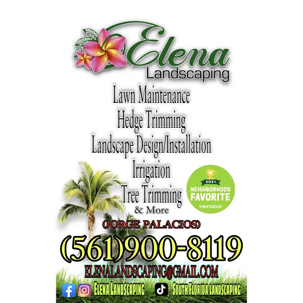 Professional lawn mowing service with custom design across Boca Raton, FL - Elena Landscaping