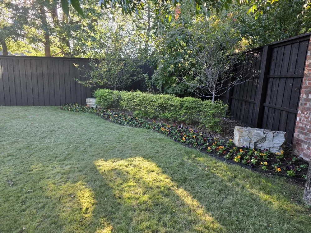 Custom garden landscaping for outdoor upgrades in Dallas, TX by Elevate Lawn