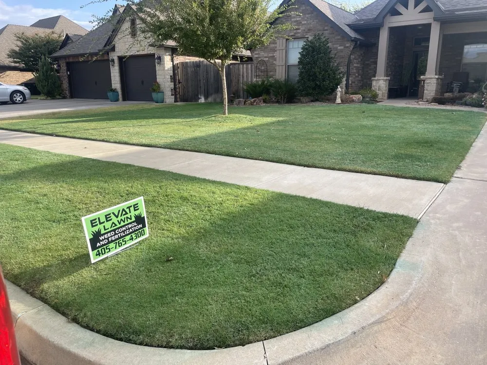 Custom landscape design in Oklahoma City, OK by Elevate Lawn