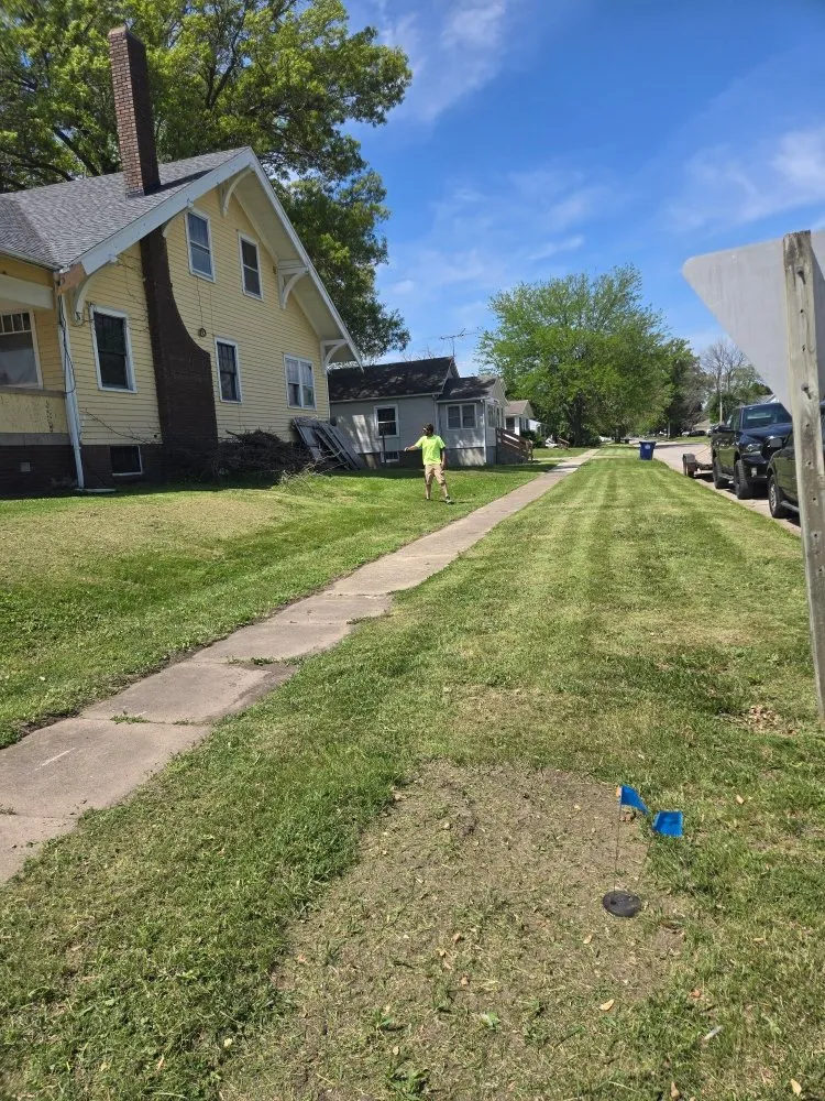 Professional residential landscaping in Marengo, IA by Elevate Services