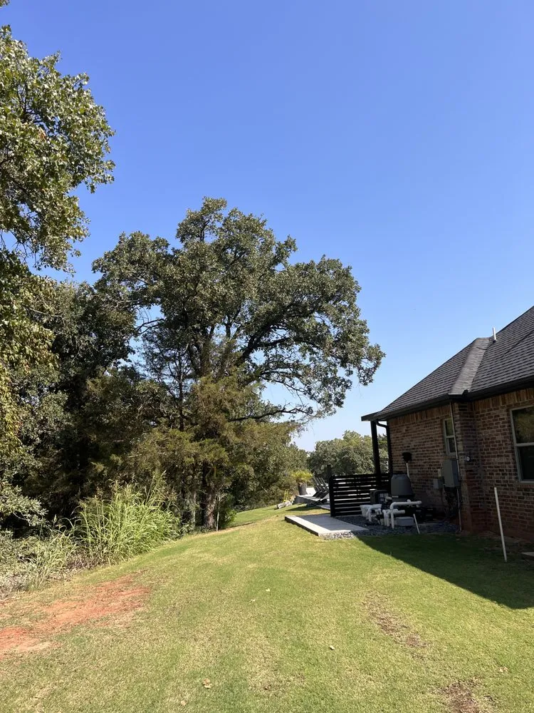 Custom lawn care service for beautiful yards in Oklahoma City, OK by Elevate Tree Service And Landscaping