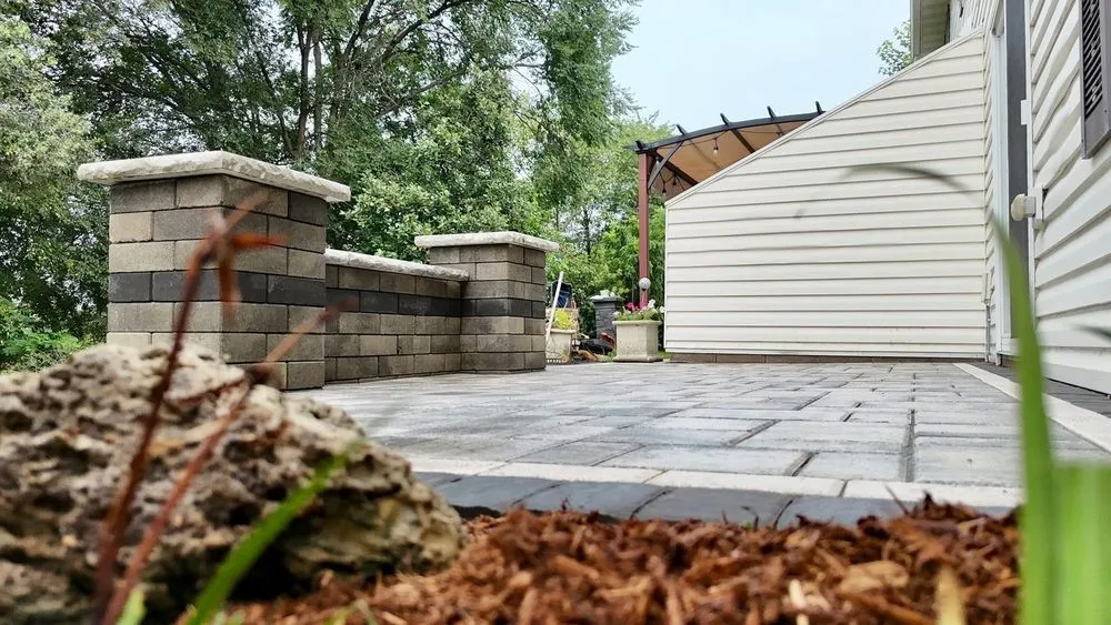 Custom garden landscaping for outdoor upgrades in Rochester, MN by Elevated Hardscapes