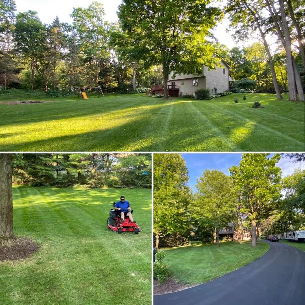 Custom residential landscaping in Pinckney, MI by Elevated Lawn Experts