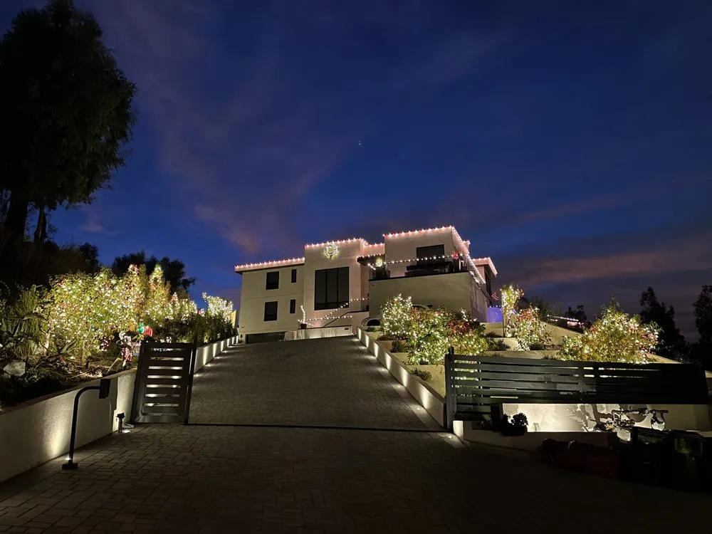 Local outdoor landscaping with custom design in Studio City, CA by Elevated Seasons