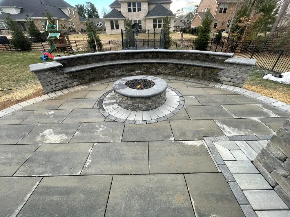 Professional outdoor landscaping in Charlotte, NC by Elevation Landscape Services