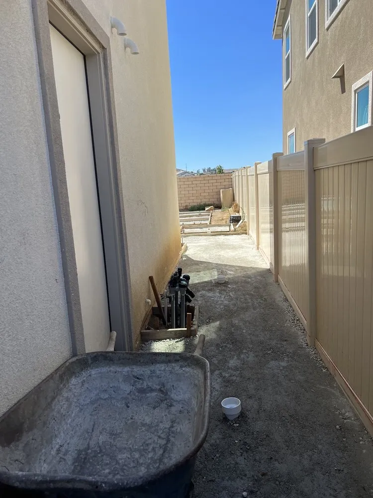 Professional landscape installation in Hemet, CA by Eli Duran Concrete