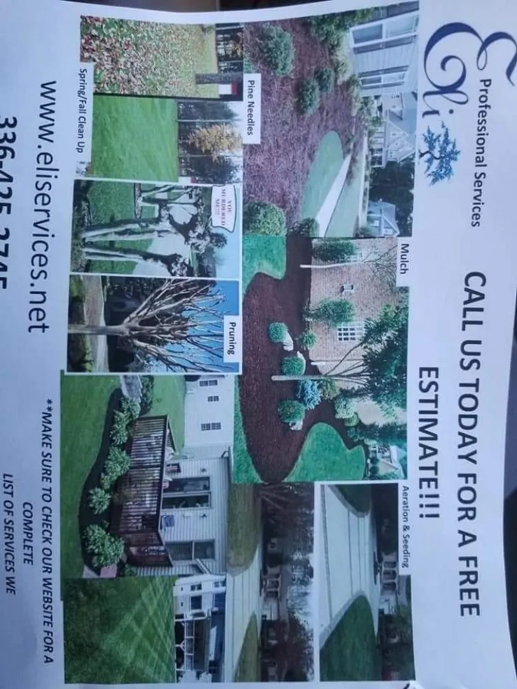 Professional garden landscaping for beautiful yards in Thomasville, NC by Eli Professional Services