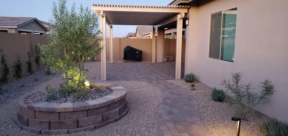 Custom yard maintenance for residential properties in Queen Creek, AZ by ELI